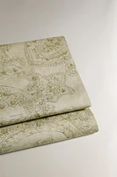 DRAP PLAT IMPRIMÉ PAISLEY