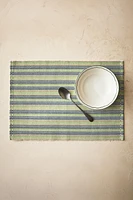 LOT NAPPE ES INDIVIDES COTON RAYAS (LOT DE 2)