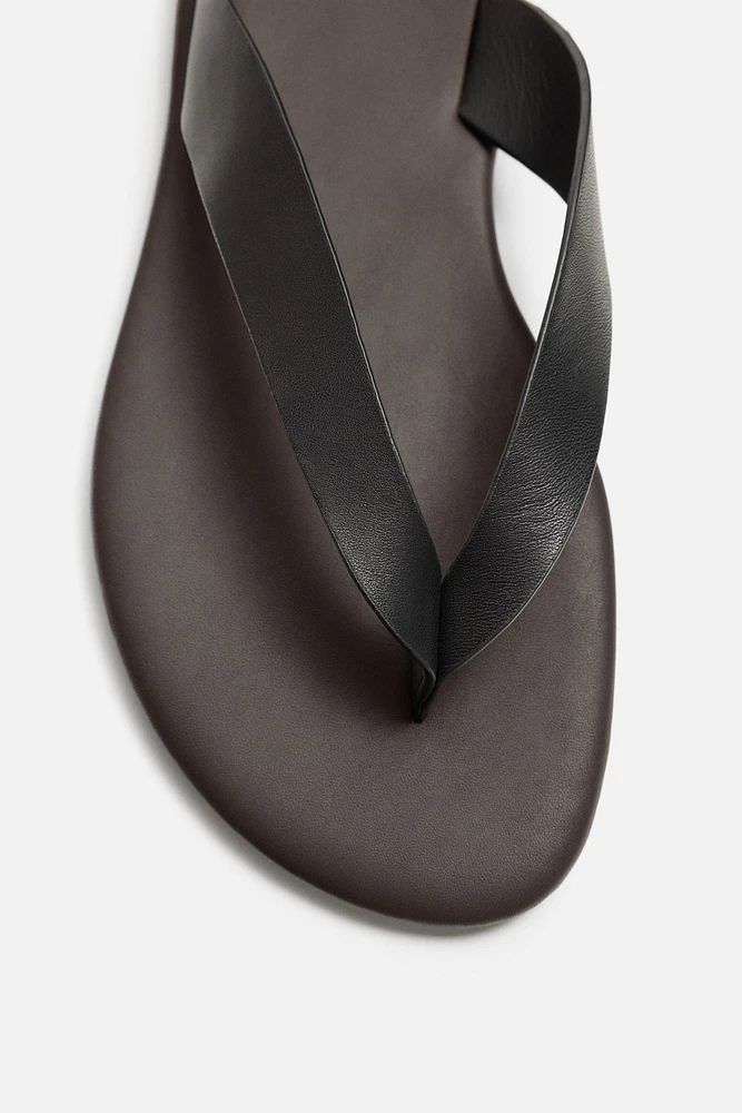 SANDALES EN CUIR ÉDITION LIMITÉE