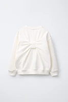 BACK BOW SWEATSHIRT