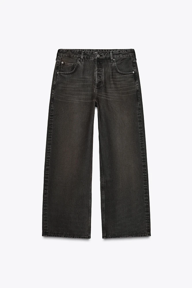 STRAIGHT CUT MID RISE JEANS ZW COLLECTION