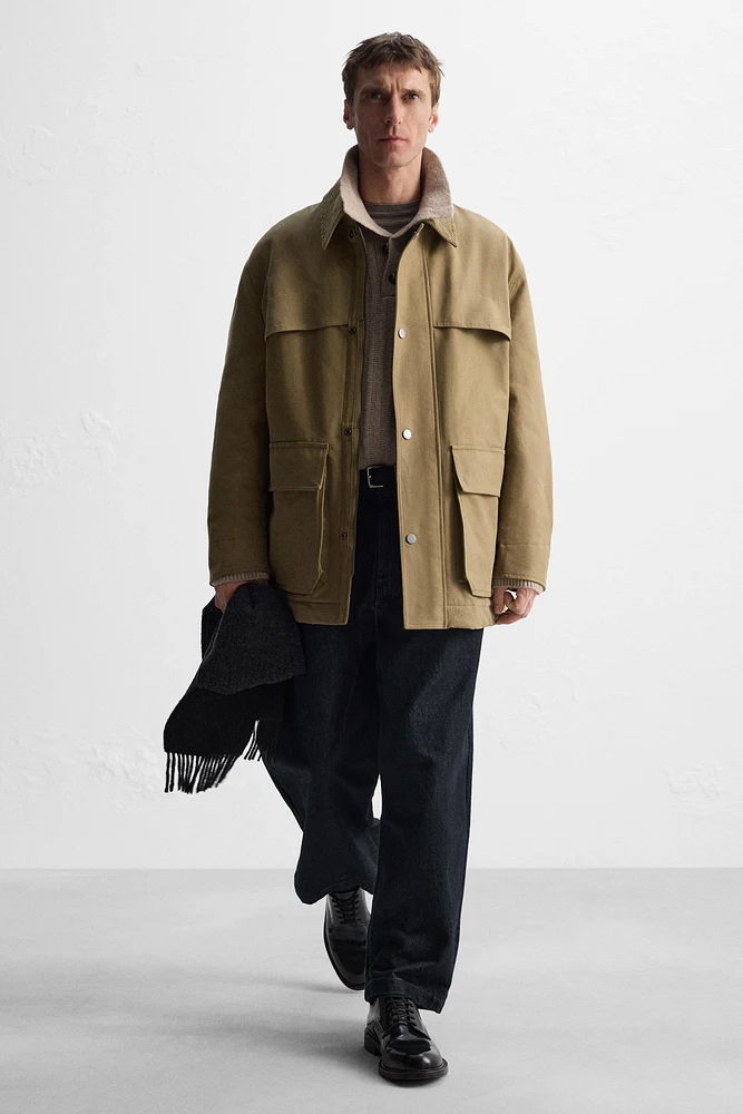 PADDED PARKA WITH POCKETS