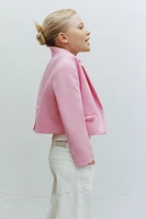 CROPPED BOW BLAZER
