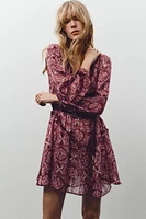 PRINTED MINI DRESS