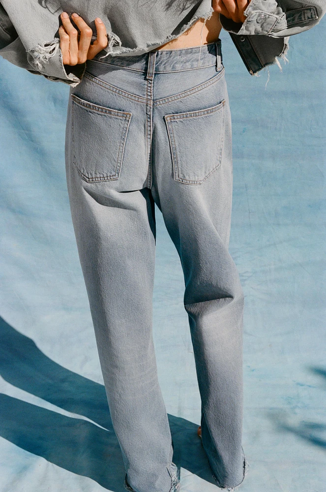 JEAN TRF COUPE LARGE TAILLE HAUTE