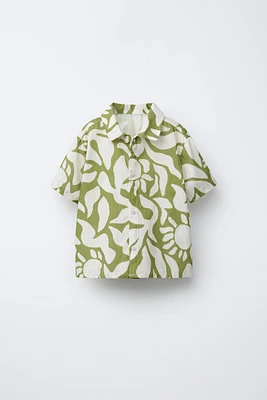 LEAF PRINT SHIRT