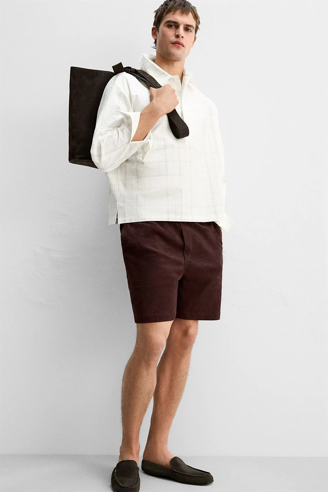 LIMITED EDITION SUEDE SHORTS