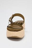 STRAPPY PLATFORM SANDALS