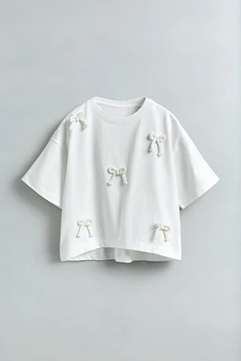 CORD TIE T-SHIRT