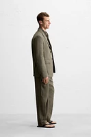 100% LINEN SUIT BLAZER