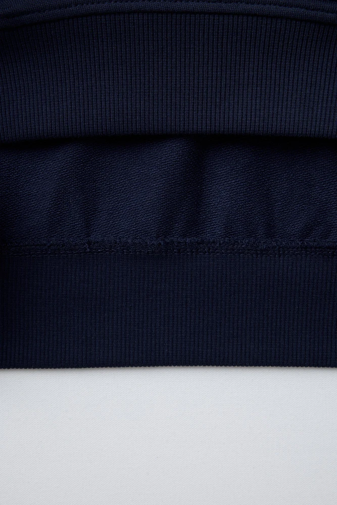 SWEAT-SHIRT CHÂLE À CAPUCHE JOGGING