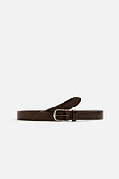 CEINTURE EN CUIR EFFET FROISSÉ