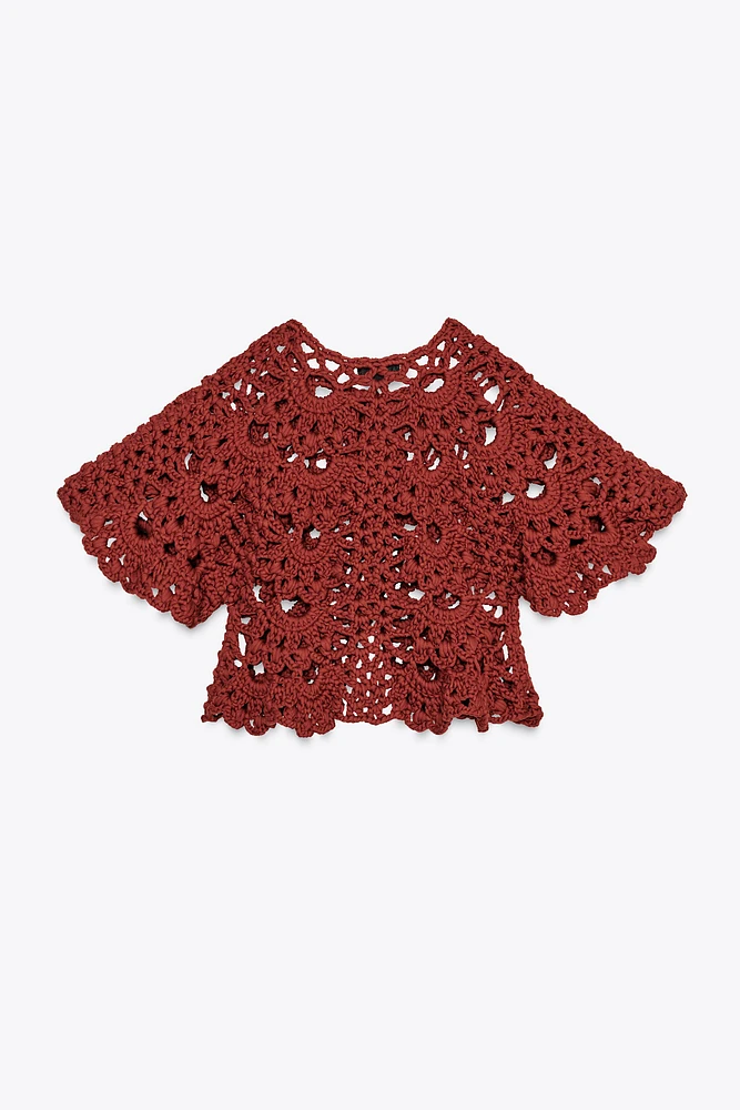 GILET EN CROCHET