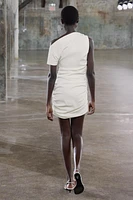 ROBE COURTE DRAPÉE COLLECTION ZW