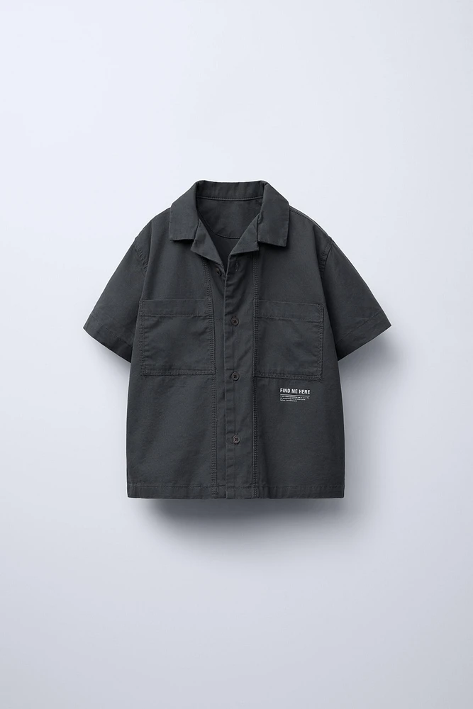 TECHNICAL TEXT SHIRT