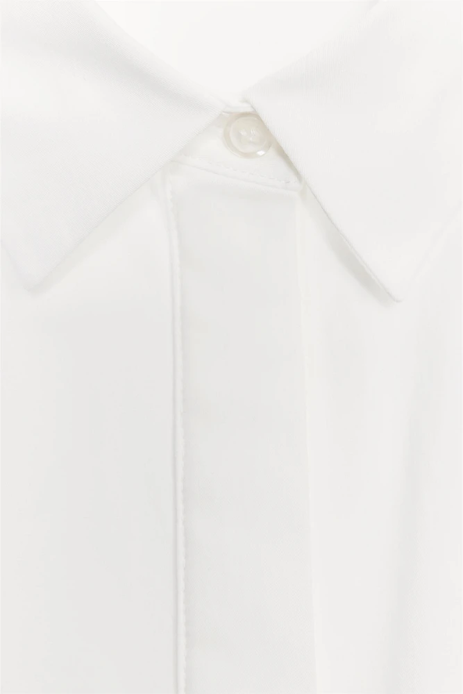 ZW COLLECTION POPLIN SHORT DRESS