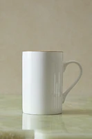 RIMMED BONE CHINA MUG