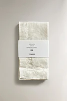 SERVIETTE DE TABLE COTON JOUR ÉCHELLE