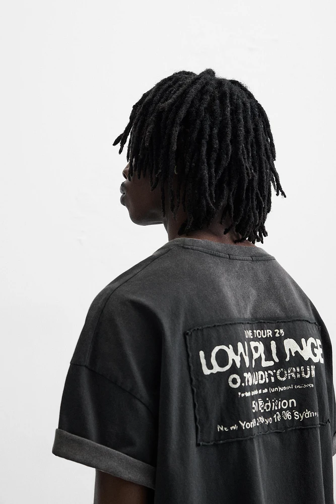 WASHED PATCH T-SHIRT