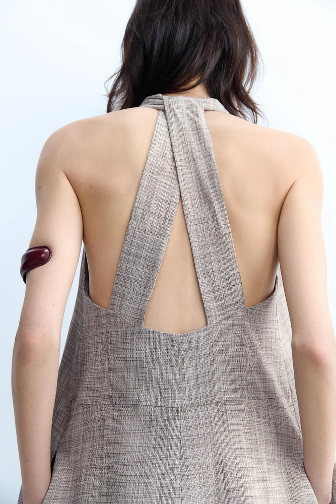 ZW COLLECTION HALTER MIDI DRESS
