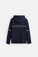 CONTRAST RELAXED FIT SWEATSHIRT