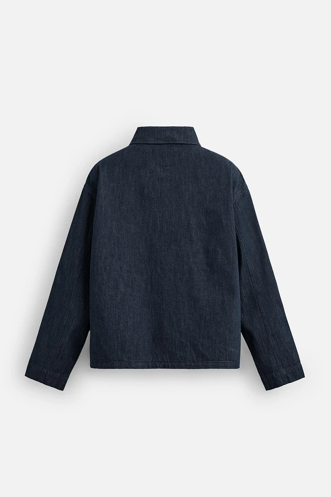 REGULAR FIT ZIPPERED JACKET