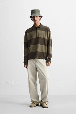 PANTALON COUPE LARGE EN COTON