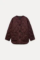 SATIN PADDED JACKET ZW COLLECTION