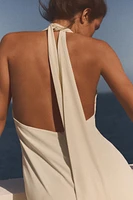 LONG HALTER DRESS