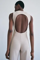 LONG CREPE JUMPSUIT