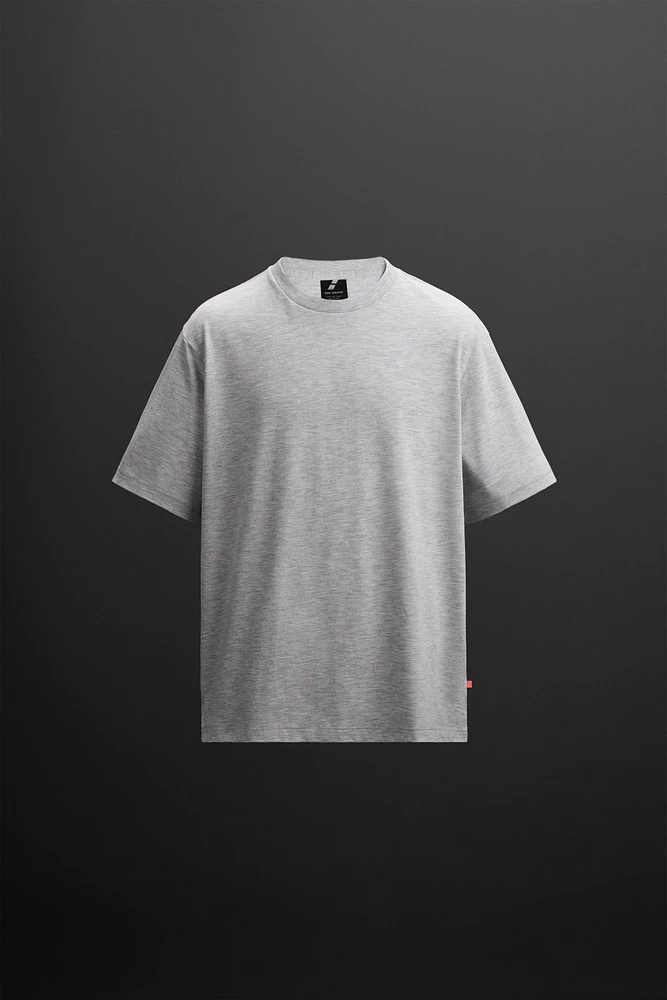 T-SHIRT D'ENTRAÎNEMENT EN MÉLANGE DE COTON