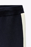 SIDE STRIPE KNIT PANTS