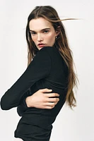 WOOL BLEND TOP