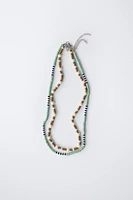 TWO PACK OF WOOD NECKLACES