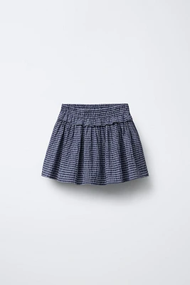 PLAID SKORT