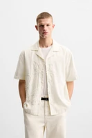 FLORAL EMBROIDERED SHIRT