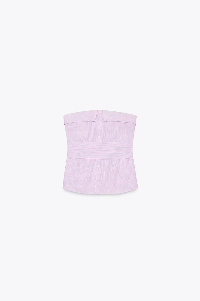 TOP À RAYURES BANDEAU