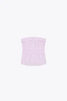 TOP À RAYURES BANDEAU