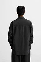FLOWY UTILITY POCKET SHIRT