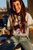 MY MELODY AND CINNAMOROLL © SANRIO FLOCKED T-SHIRT