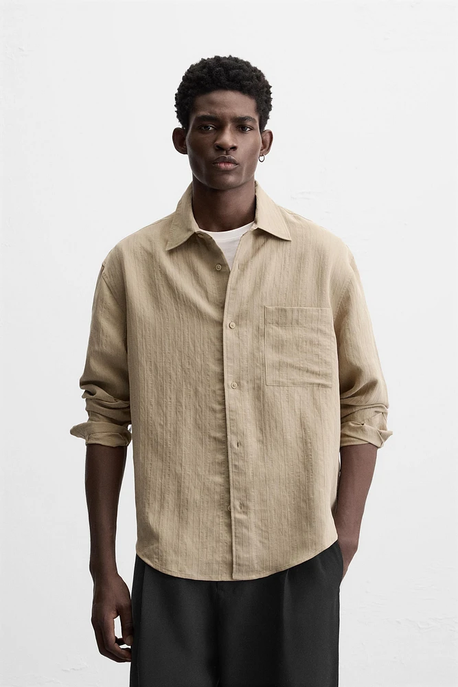 FLOWY POCKET SHIRT