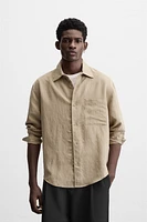 FLOWY POCKET SHIRT