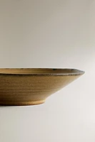 EARTHENWARE BOWL WITH CONTRAST RIM