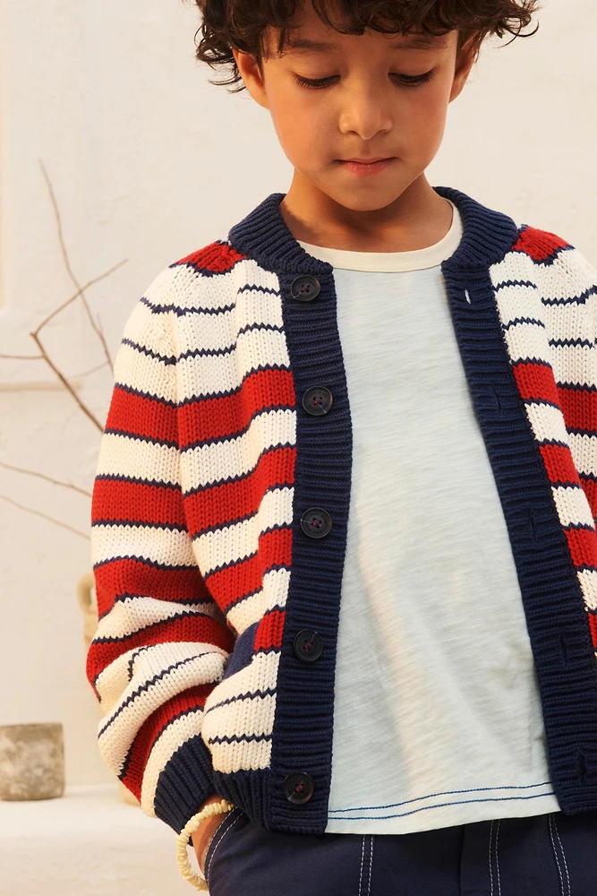 LIMITED EDITION STRIPED KNIT JACKET