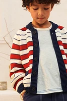 LIMITED EDITION STRIPED KNIT JACKET