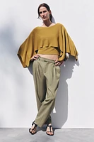 PANTALON À PINCES COLLECTION ZW