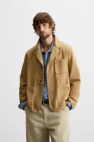 RELAXED FIT WASHED BLAZER