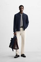 LYOCELL BLEND KNIT SHIRT
