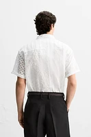 CHEMISE PATCHWORK BRODERIE AJOURÉE