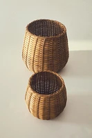 OVAL RATTAN BASKET